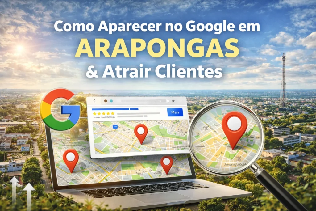 Como aparecer no google em Arapongas e Região